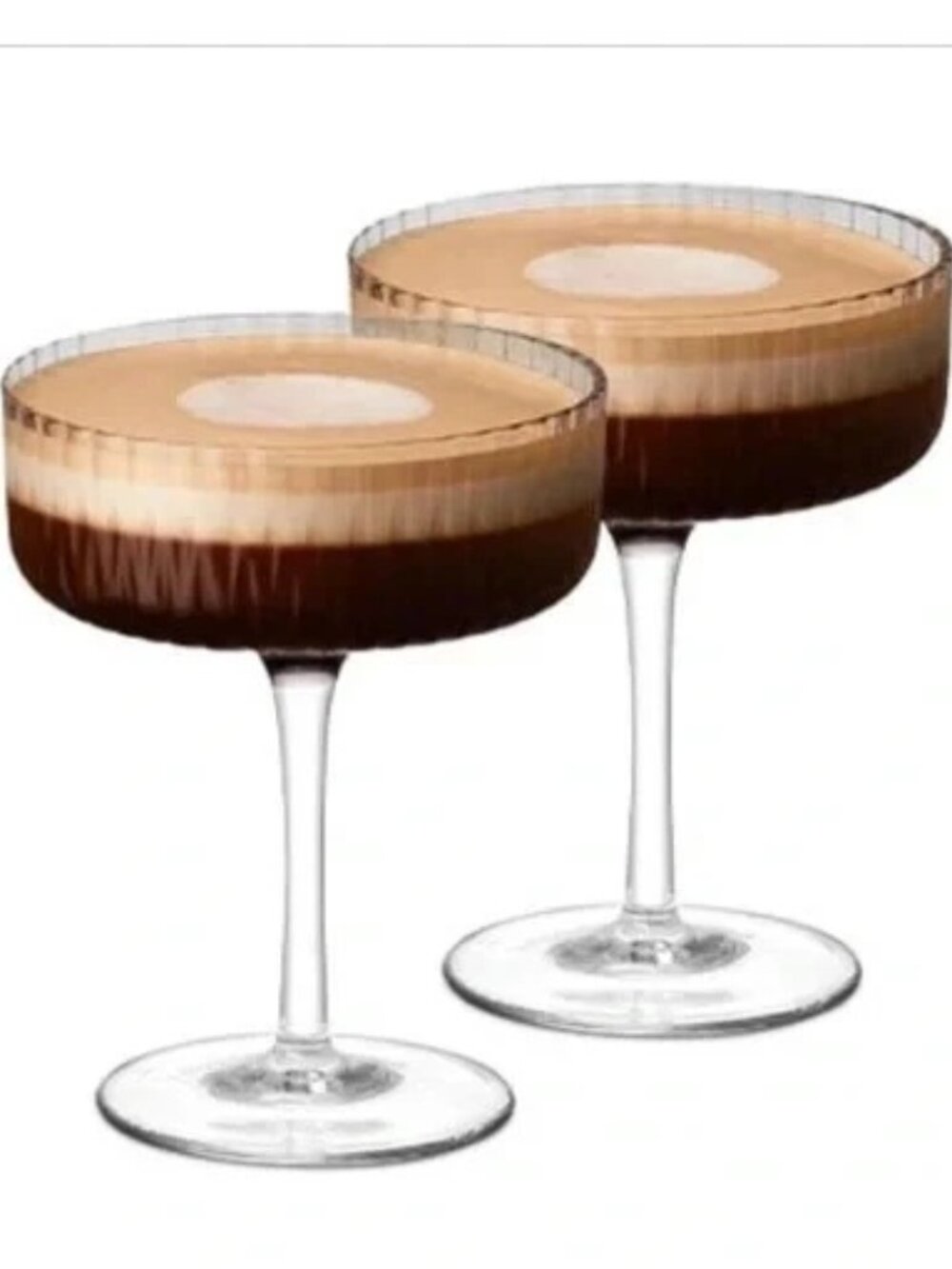 NESPRESSO x FUSALP 335mL Barista Festive Martini Glass Limited Edition Set of 2